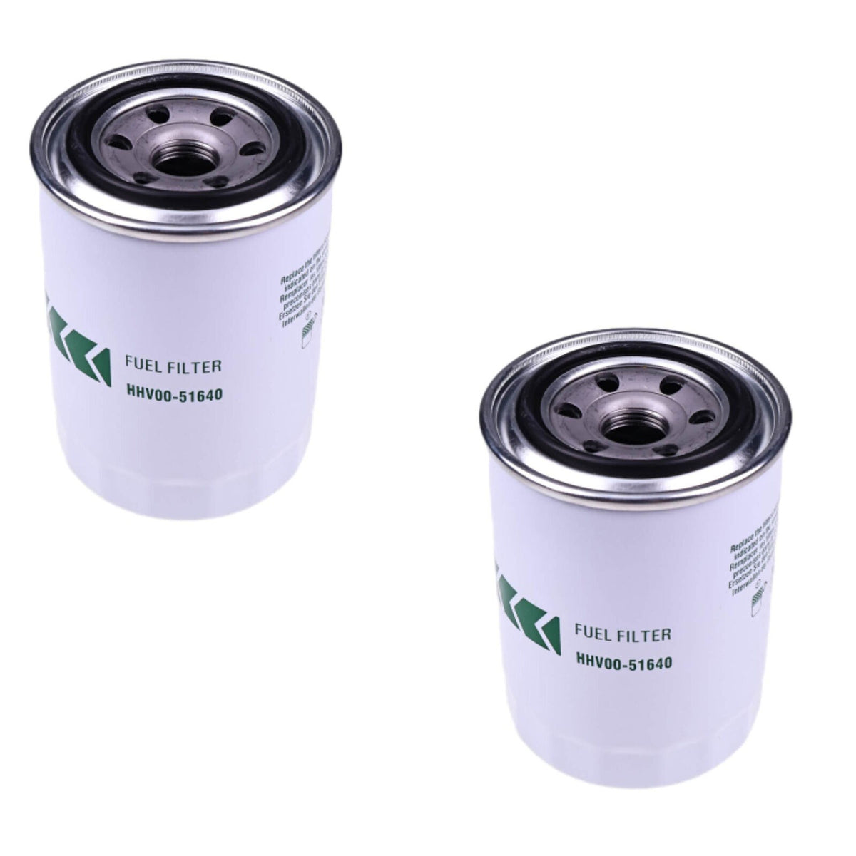 2X Fuel Filter HHV00-51640 BF46228 WF10475 For Kubota SVL95-2S SVL75-2 Baldwin Ship to US - KUDUPARTS