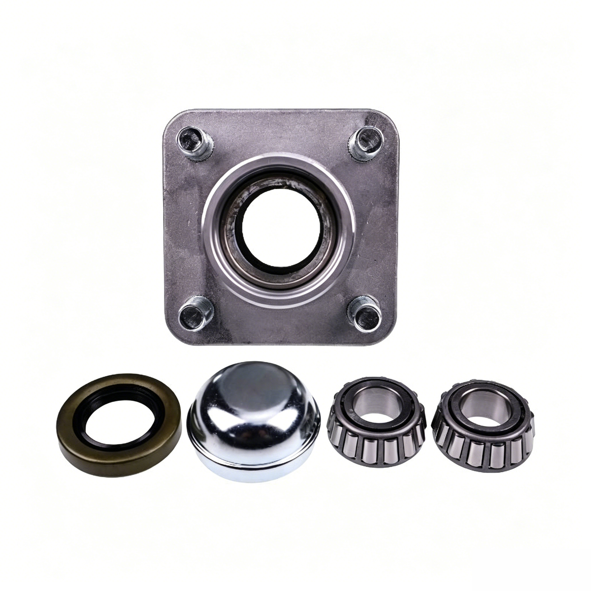Golf Cart Front Wheel Hub Kit 1011892 for Club Car DS 1982-2002 - KUDUPARTS