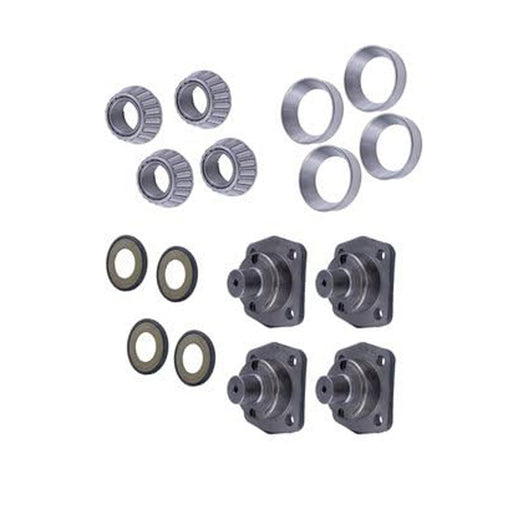 4 Pieces Trunnion Assembly Repair Kit 458/20061 453/30401 904/06700 907/08300 for JCB Loader 2CX 2CXL 2CXS 2CXSL 2CXU 2DX 3CX 3C 4C 4CN - KUDUPARTS