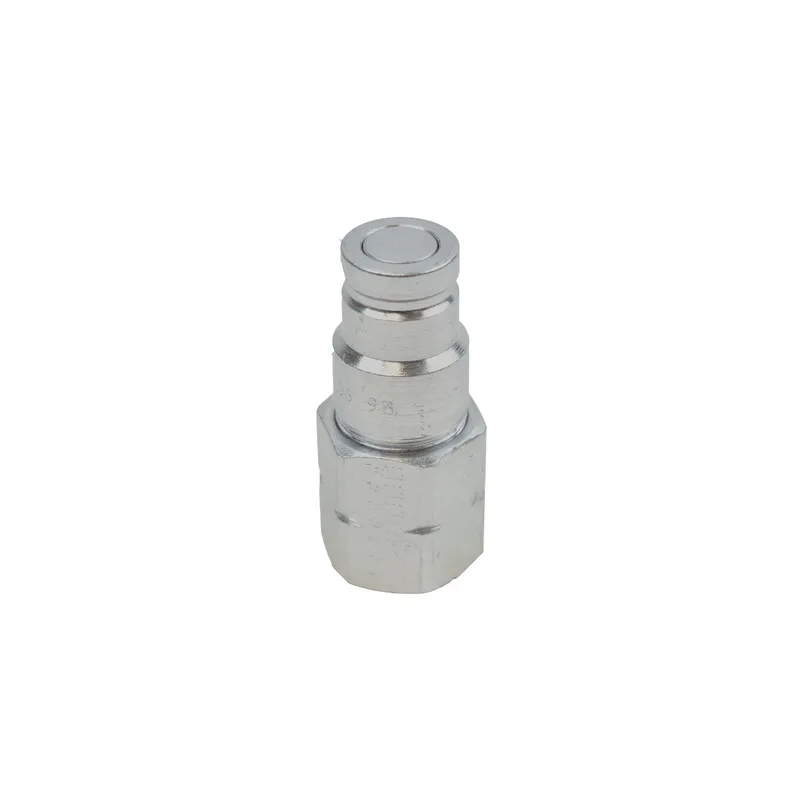 3/8 Thread 3/8" BSP Flat Face Male & Female Coupling 45/910700 45/910600 for JCB 406 409 420 2CX 3CX 412S 4C 528-70 - KUDUPARTS