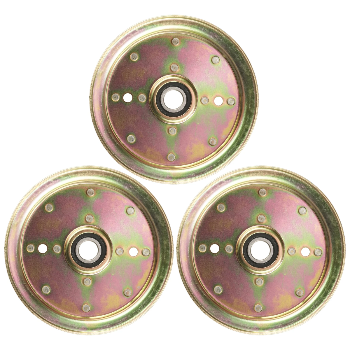 3 Idler Pulleys 1-633109 for Exmark Lazer Z E-Series Toro Z Master Mower - KUDUPARTS