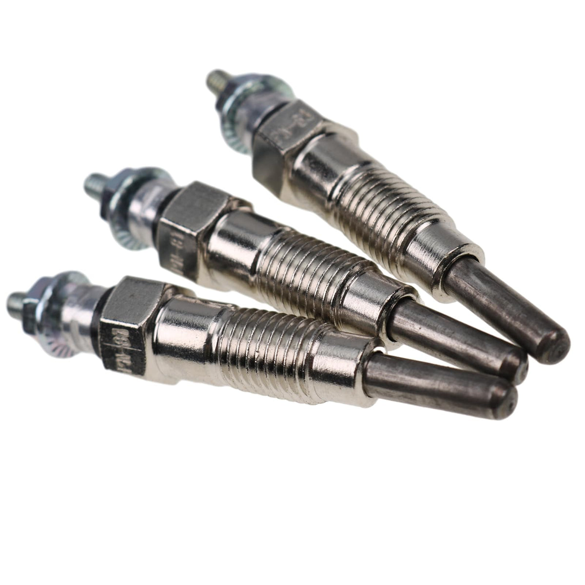 3Pcs Glow Plug KB-15694-65510 KB-15694-65512 for Kubota Engine D600 D640 Cub Cadet Lawn Tractor 1772 1782 - KUDUPARTS