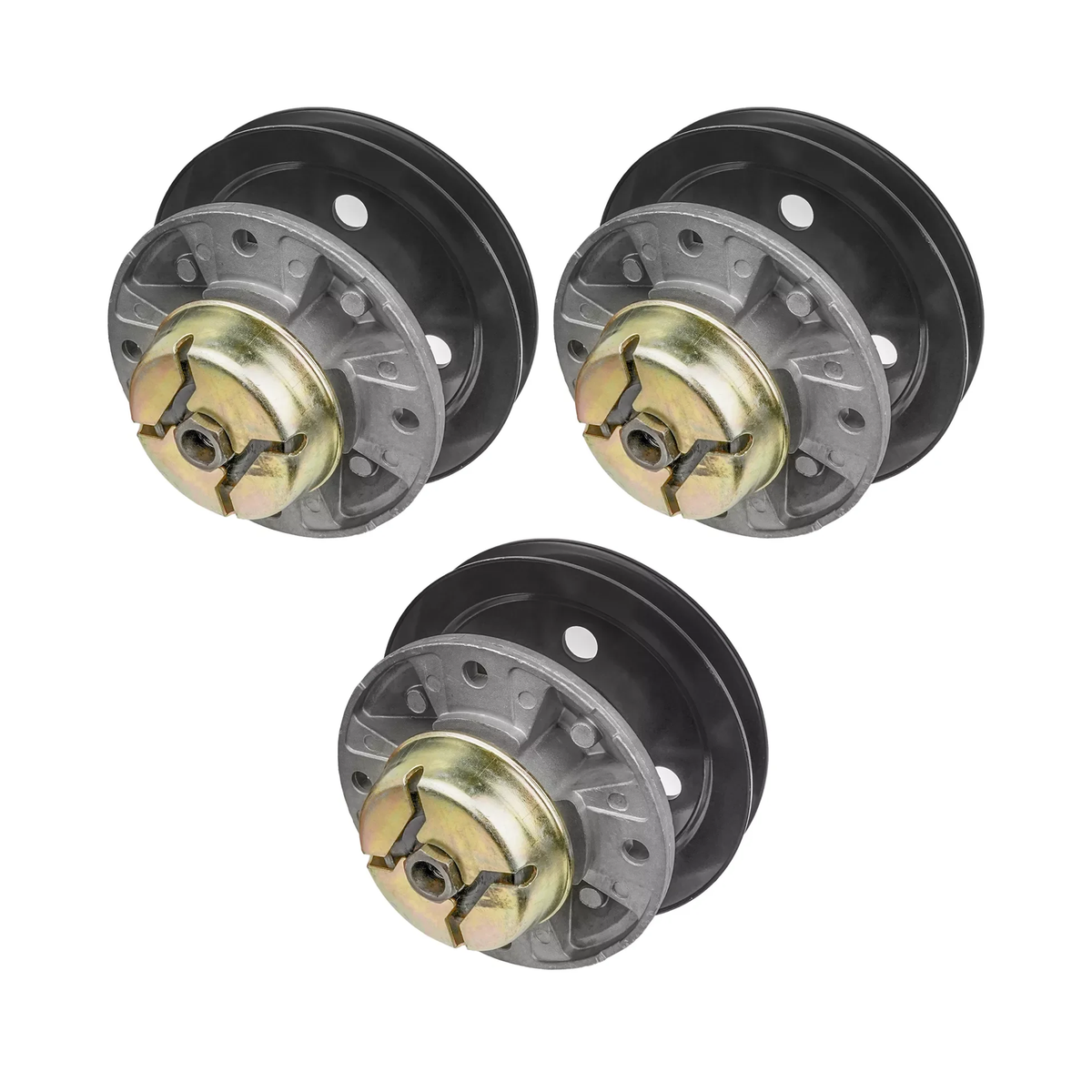3 Pieces Deck Spindles AM121342 AM121229 for John Deere Tractor 320 325 345 355D GT242 GT262 GT275 - KUDUPARTS