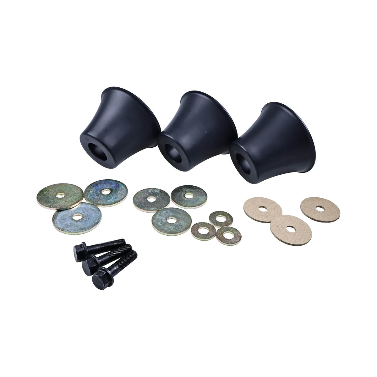 3 Pieces Deflector Cone & Washer Kit With Blade Bolt 423680 257061 257055 421200 243583 257057 for Grasshopper Mower - KUDUPARTS