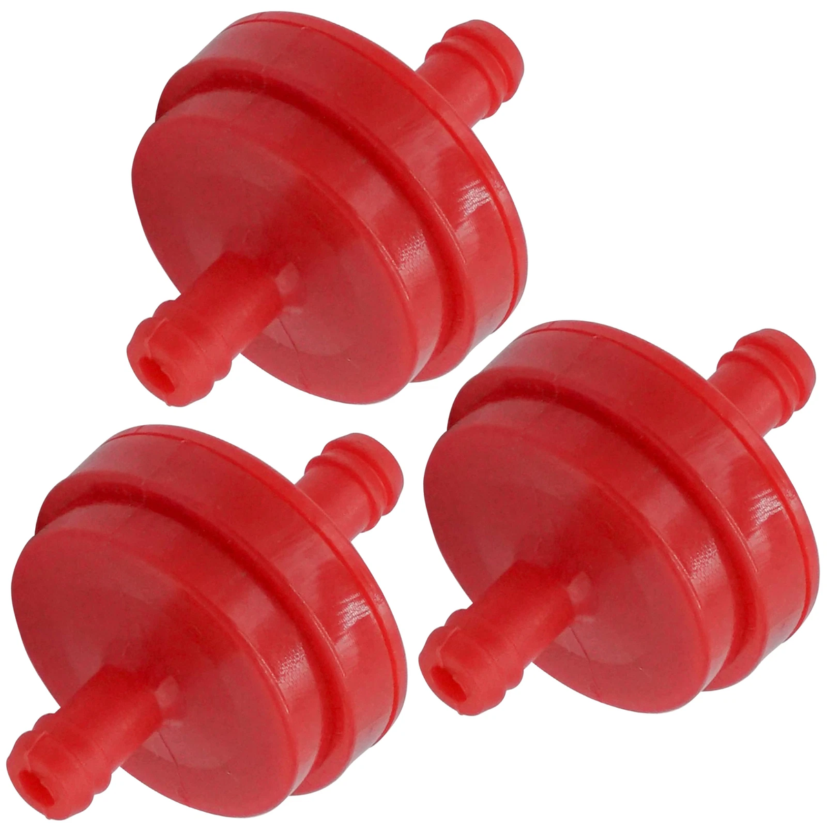 3 Pieces Fuel Filter 7-6572 951-3013 for Troy Bilt Mower 36T 42 46X - KUDUPARTS