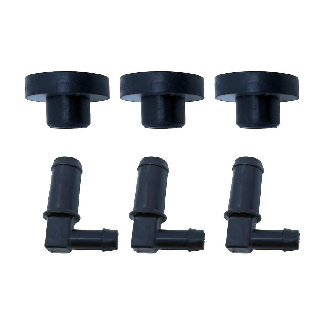 Kit de 3 pièces pour réservoir de carburant (tige et bague) 532139277 532003645 pour Husqvarna Craftsman AYP Poulan Pro Roper et Weed Eater