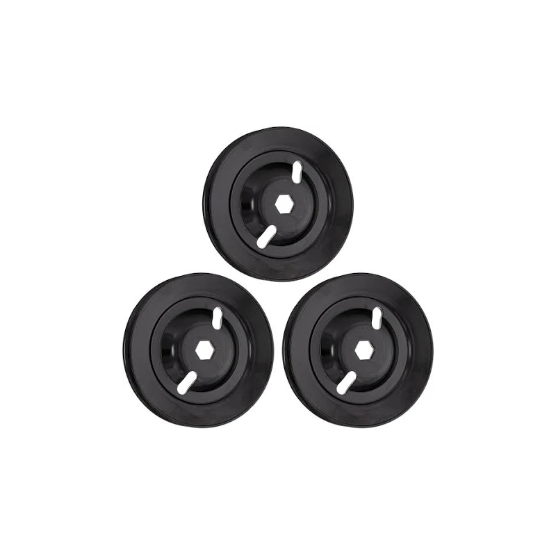 3 Pieces Spindle Pulley M155979 for John Deere Engine 406577 CV23S Tractor 145 S240 Mower Z245 - KUDUPARTS
