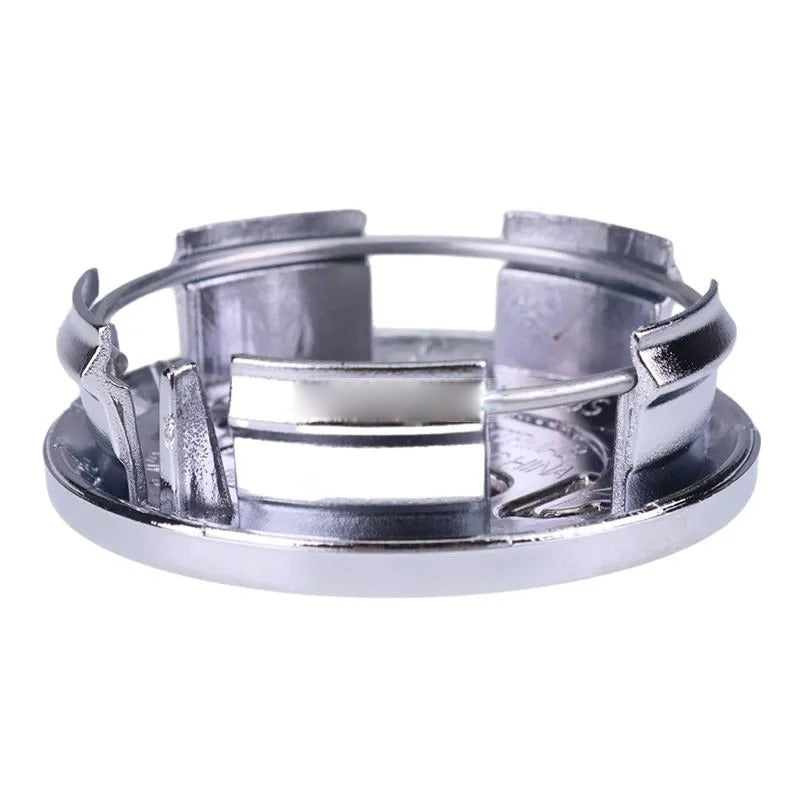 4 Aluminum Chrome Wheel Center Caps 1LB77SZ0AC 1LB77SZ0AB for Jeep Compass Patriot Grand Cherokee Wrangler - KUDUPARTS