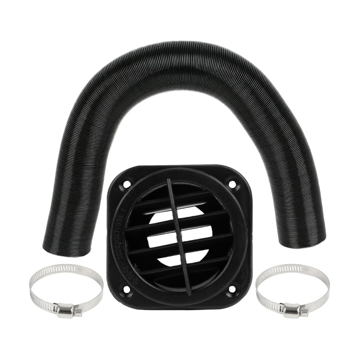42mm Auxiliary Parking Heater Flexible Exhaust Duct Pipe With Air Outlet for Webasto Eberspacher D4 5KW - KUDUPARTS