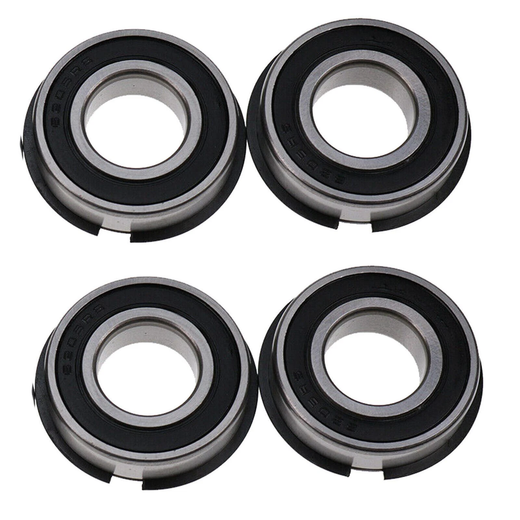 4 Pieces Front Wheel Bearing 410-0018-00 for Spartan Lawn Mower - KUDUPARTS