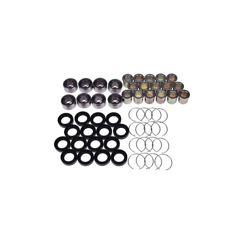 4 Sets A-Arm Bearing Bushing 91077-HB9-671 91077-HB9-672 for Honda FL400R TRX250X TRX300X TRX400EX TRX400X TRX450ER TRX450R - KUDUPARTS