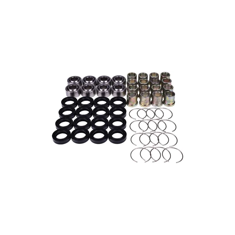 4 Sets A-Arm Bearing Bushing 91077-HB9-671 91077-HB9-672 for Honda FL400R TRX250X TRX300X TRX400EX TRX400X TRX450ER TRX450R - KUDUPARTS