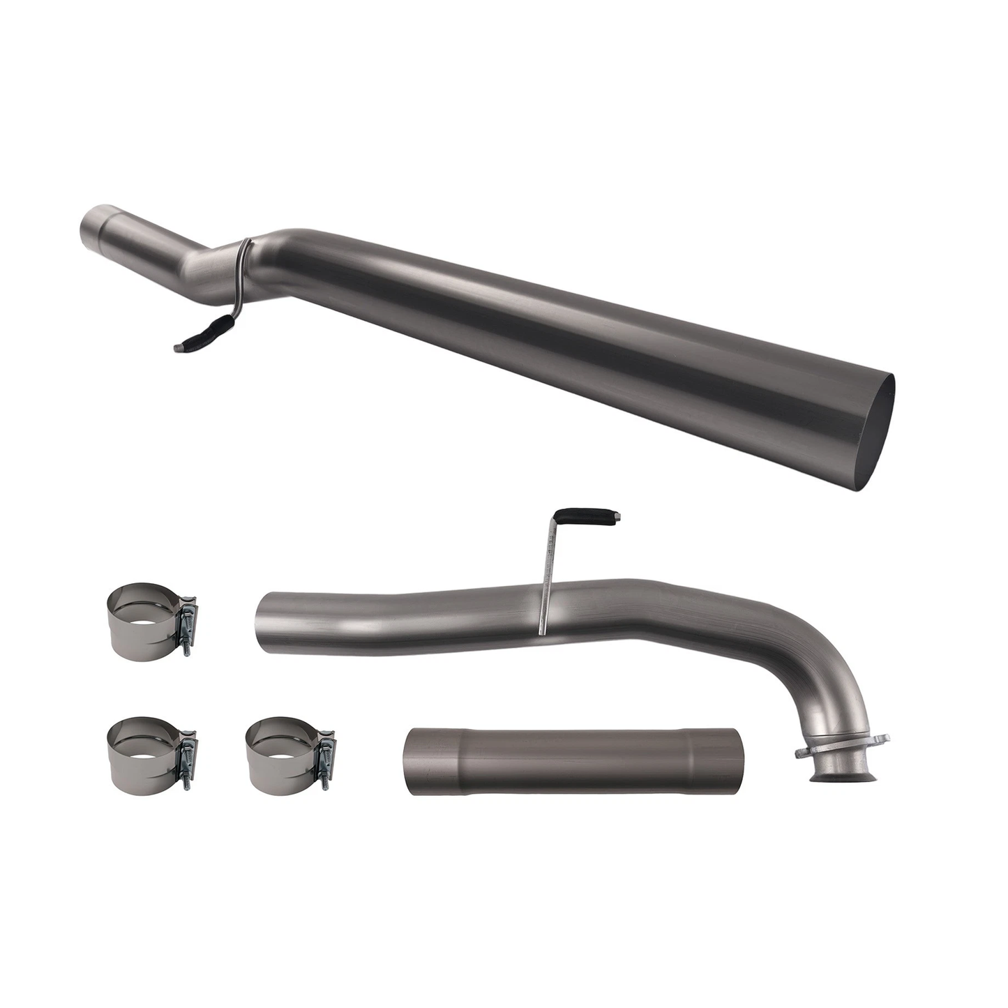 4'' Cat and DPF Delete Pipe for Duramax Engine 6.6L Chevrolet Silverado GMC Sierra 2500HD 3500HD 2011-2015