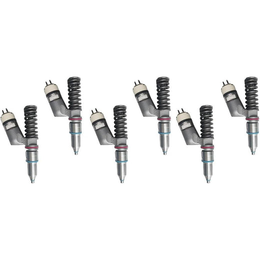 6 Pcs Fuel Injector 200-1117 for Caterpillar CAT Engine C15 3406E - KUDUPARTS