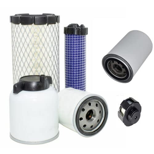 500 Hour Maintenance Filter Kit 7324341 for Bobcat Excavator 418 E10 E10Z - KUDUPARTS