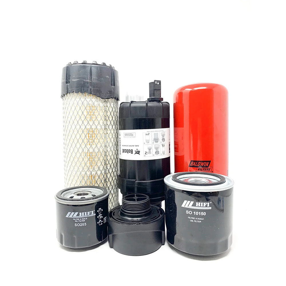 Kit de filtre 500/1 500 heures 7324364 pour excavatrice Bobcat E32/E35 avec moteur T4