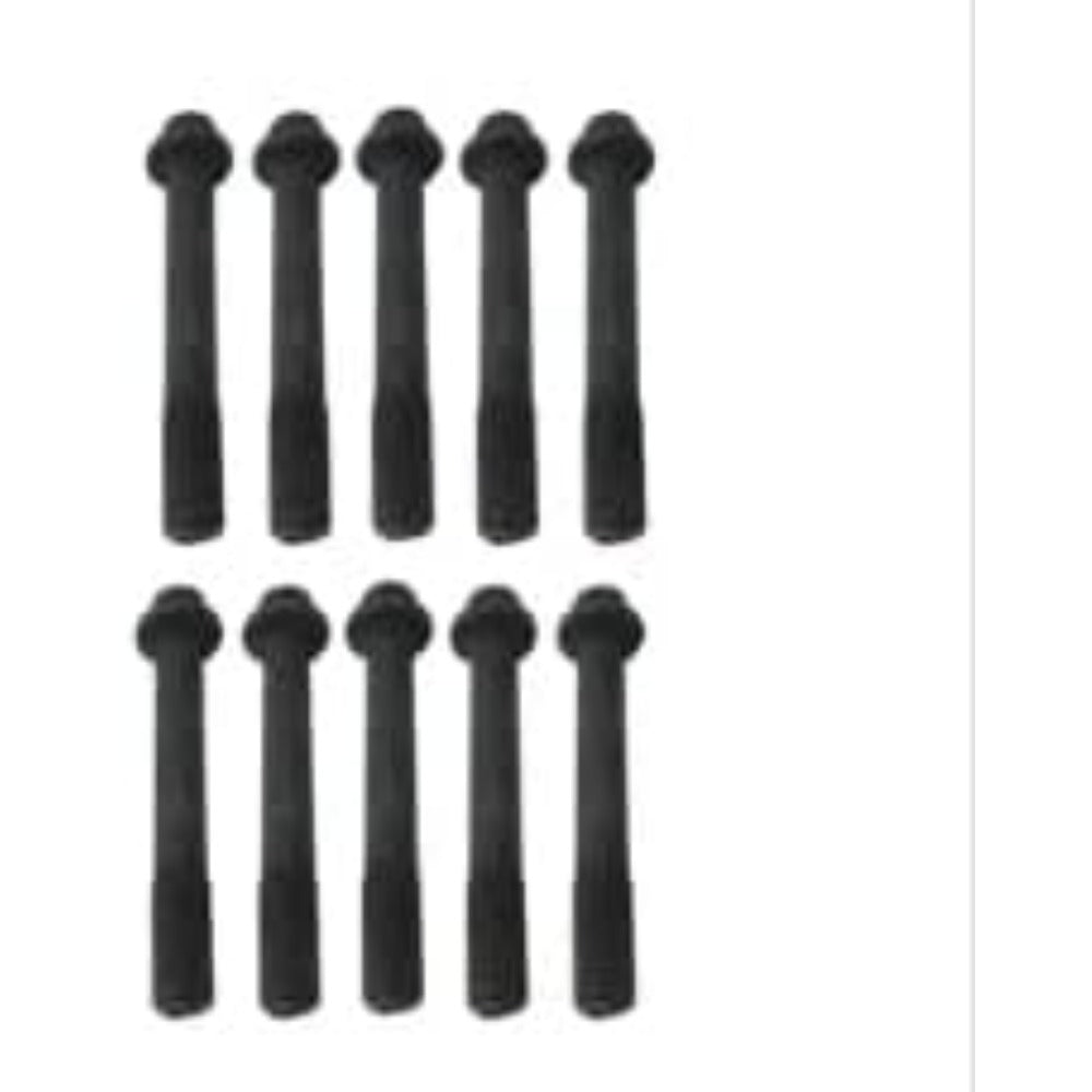 10Pcs Cylinder Head Bolt 8970369591 for Isuzu Engine 3LD1 3LD2 4LE1 4LE2 Hitachi Excavator EX27U EX30U EX35U EX40U EX50U ZX27U ZX30U ZX35U ZX40U ZX50U ZX70-3 ZX75US-3 ZX85US-3 - KUDUPARTS