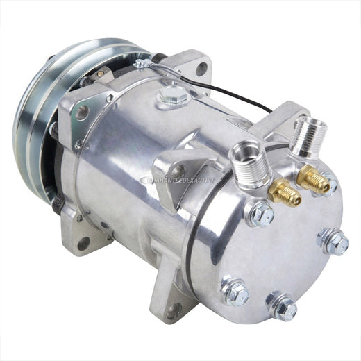 12V 2PK 132mm SD510 A/C Compressor 5742 9120 for Volvo 244 245 740 745 760 - KUDUPARTS