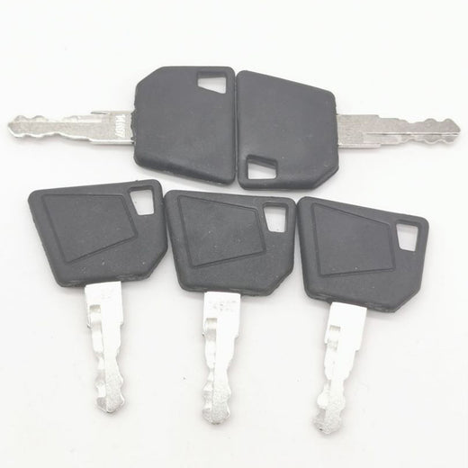 5 JCB Door & Ignition Keys 70145501 33126790 333Y1374 Ship to US - KUDUPARTS