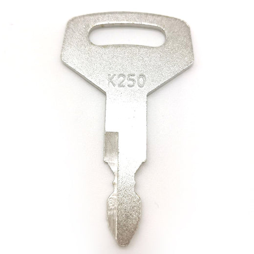 5 Kobelco Excavator, Heavy Equipment Keys OEM Logo K250 fit Case, Kawasaki Ship to US - KUDUPARTS