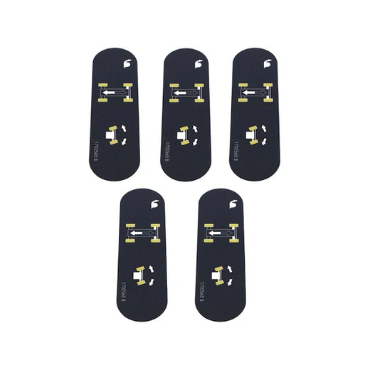 5 PCS Drive Steer Decal 1702565 for JLG Boom Lift 460SJ 600S 601S 800S 600A 450A 1250AJP E300A E400A - KUDUPARTS