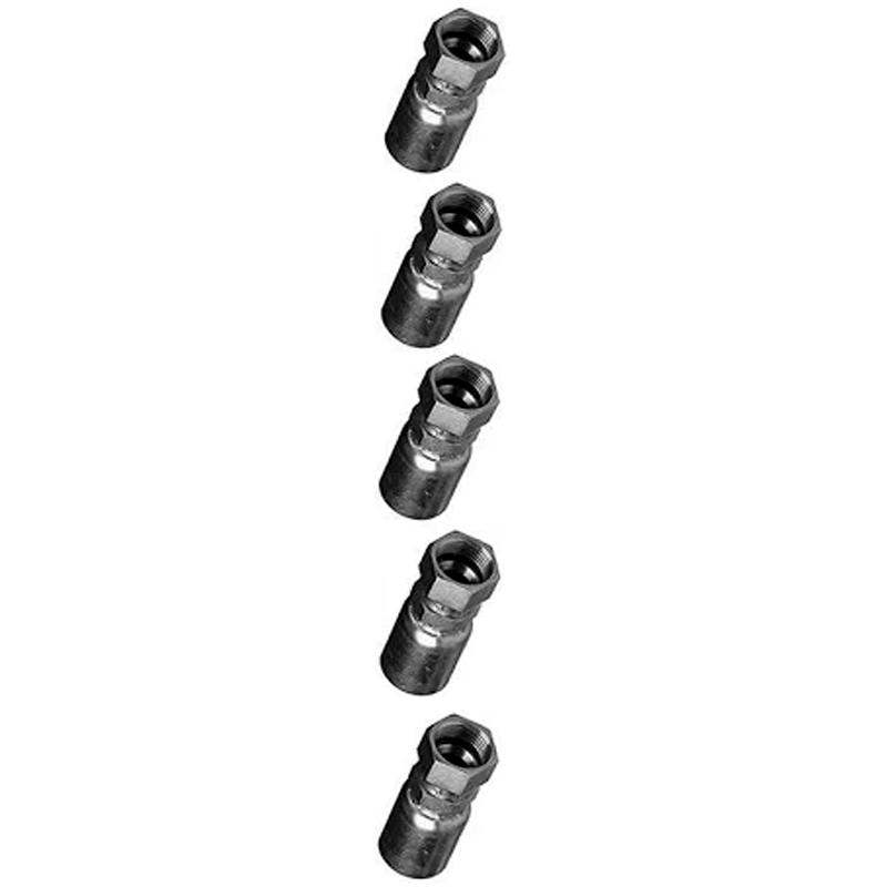 5 Pcs Hydraulic Hose Fitting 12U-612 for Parker - KUDUPARTS