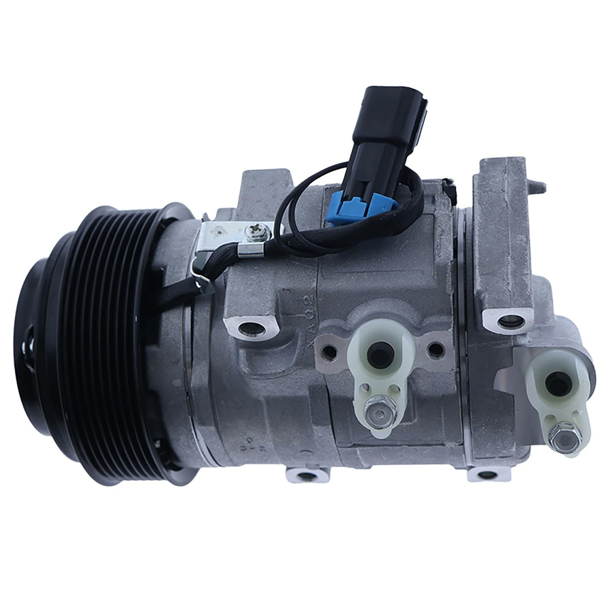 10SRE18C A/C Compressor AH236432 for John Deere Engine 6068 6090 Harvester 7280 7380 7480 8300 8400 8700 8800 9600 - KUDUPARTS