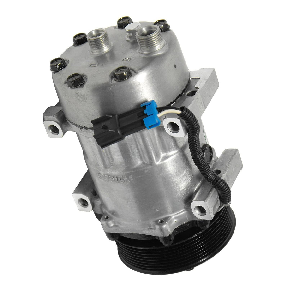 SD5H11 A/C Compressor 6372 84321961 47741862 for New Holland Loader L225 L221 L228 L223 L230 C227 C232 L234 C238 - KUDUPARTS