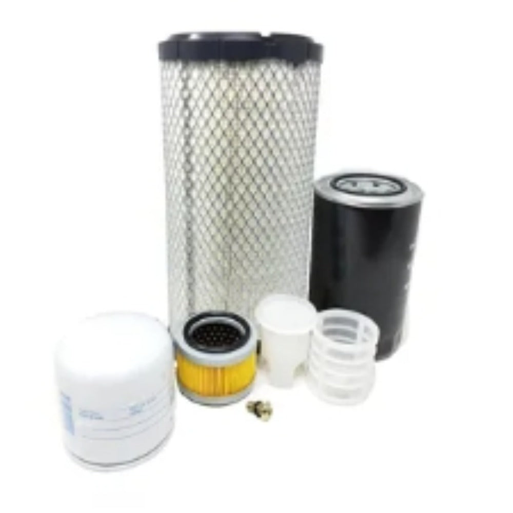 500 Hour Maintenance Filter Kit 7324359 7409228 for Bobcat Excavator E60 E80 - KUDUPARTS