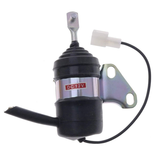 Fuel Stop Solenoid 12V for Kubota BX24 BX25 BX1800D BX1830D BX1850D BX1860D - KUDUPARTS