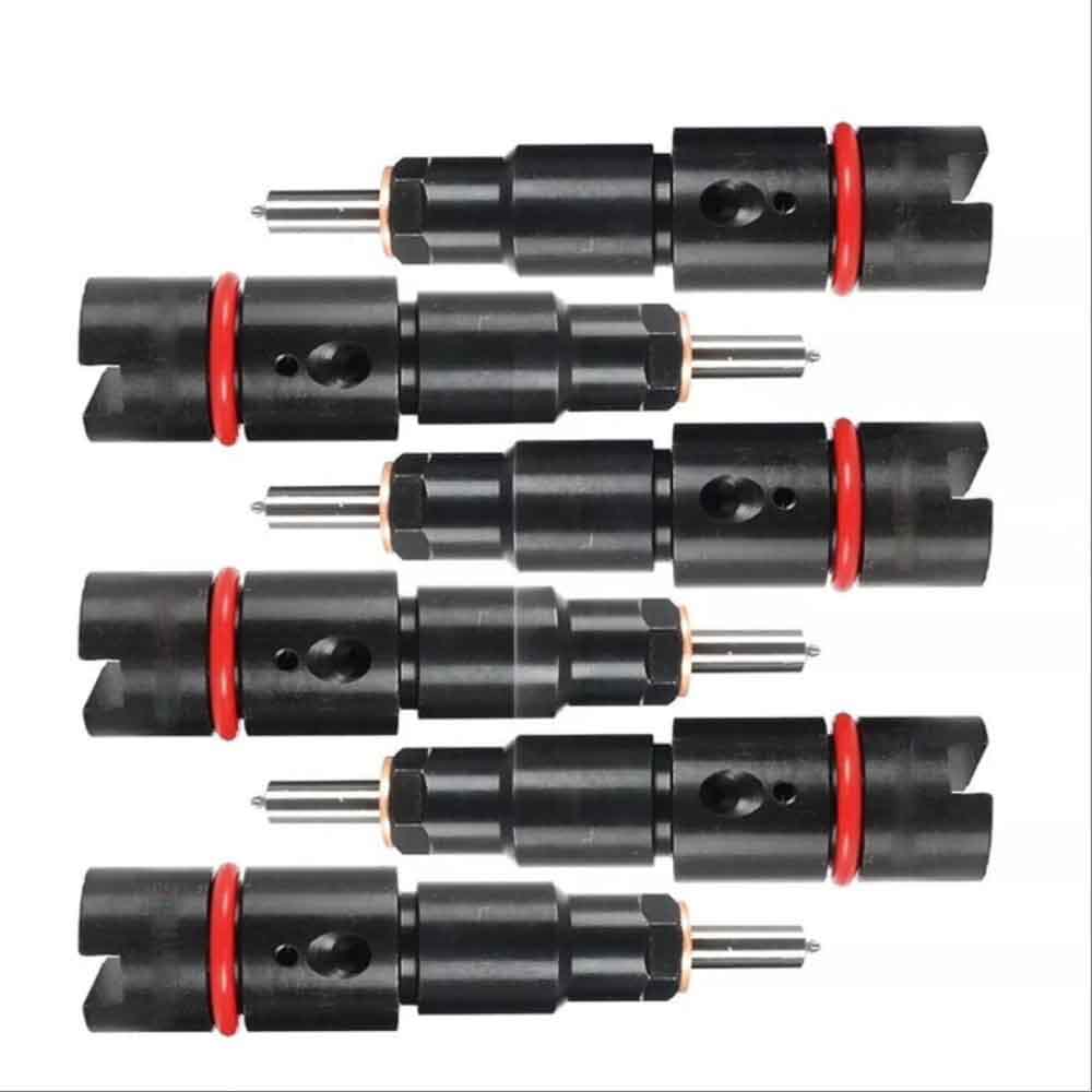 6 Fuel Injectors 0432193635 3944184 3944183 for Cummins Engine QSB5.9 ISB 5.9L Dodge Ram 2500 3500