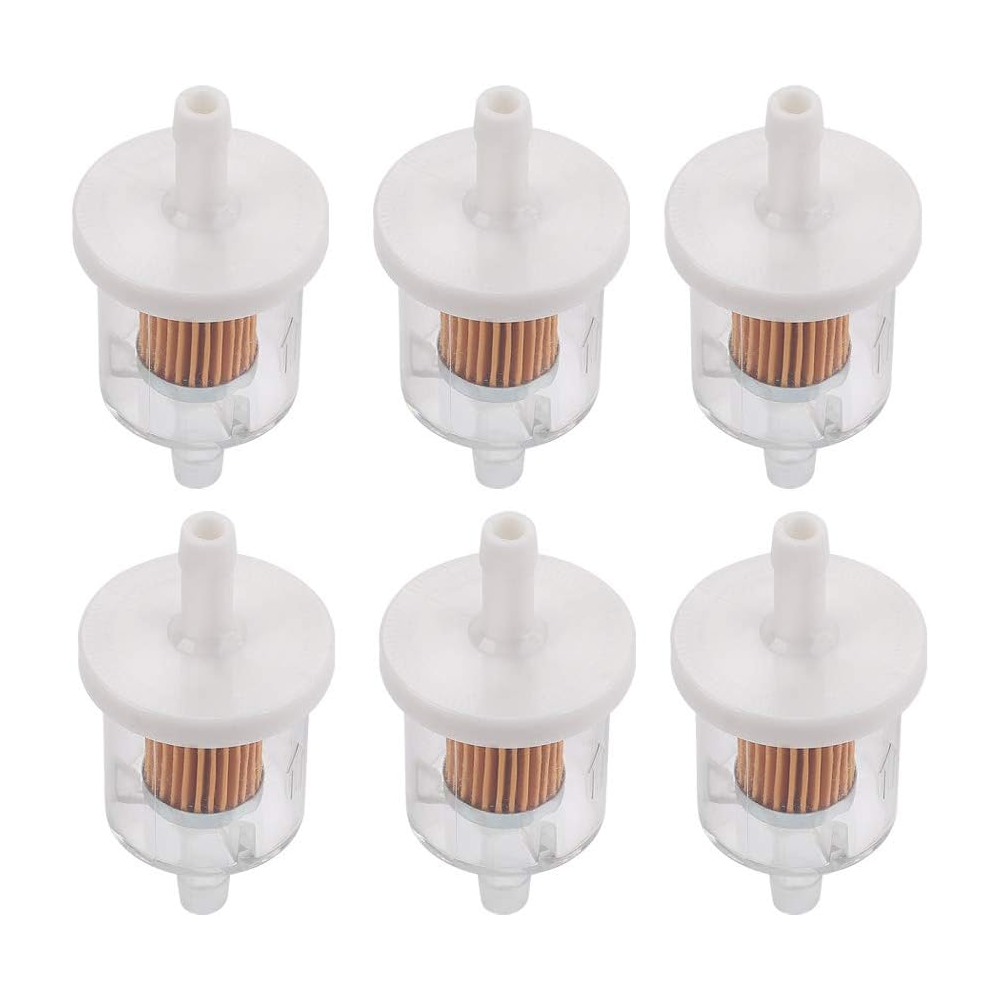 6 Pieces Fuel Filter 49019-0031 for Kawasaki Engine FS481V FS541V FS600V 730V 850V EFI - KUDUPARTS