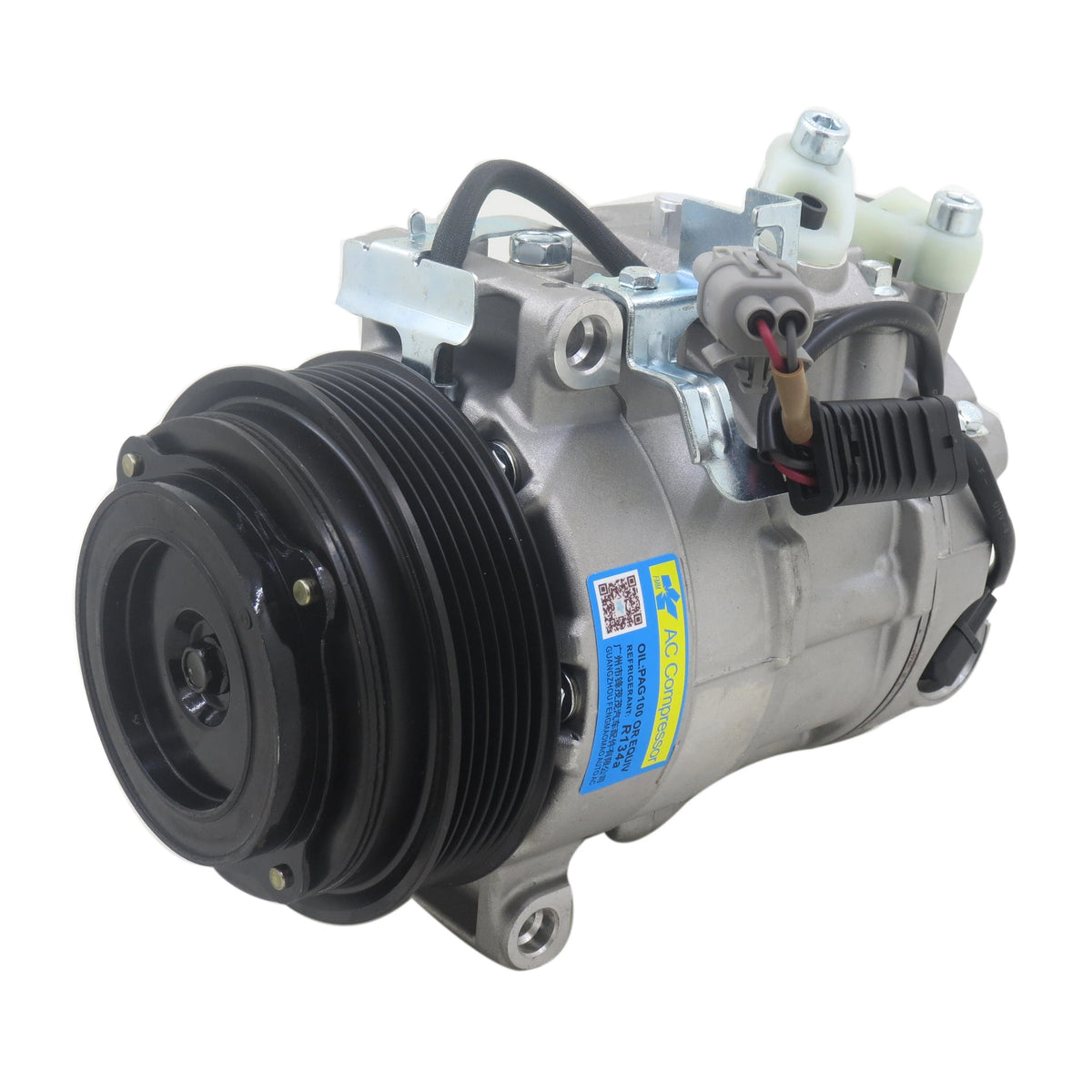 12V 6SBU16C A/C Compressor A0038304160 437100-8380 DCP17168 for Mercedes-Benz A-Class B-Class 2011-2018 - KUDUPARTS