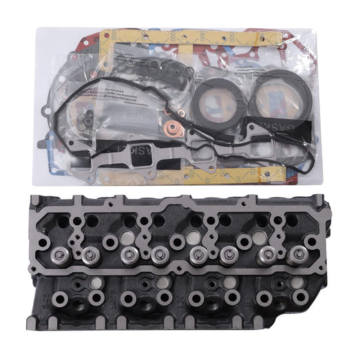 S4S Complete Cylinder Head with Valves for Mitsubishi Forklift FD20 FD23 FD25 FD28 FD30 FD35A F18B F18C Indirect Injection - KUDUPARTS