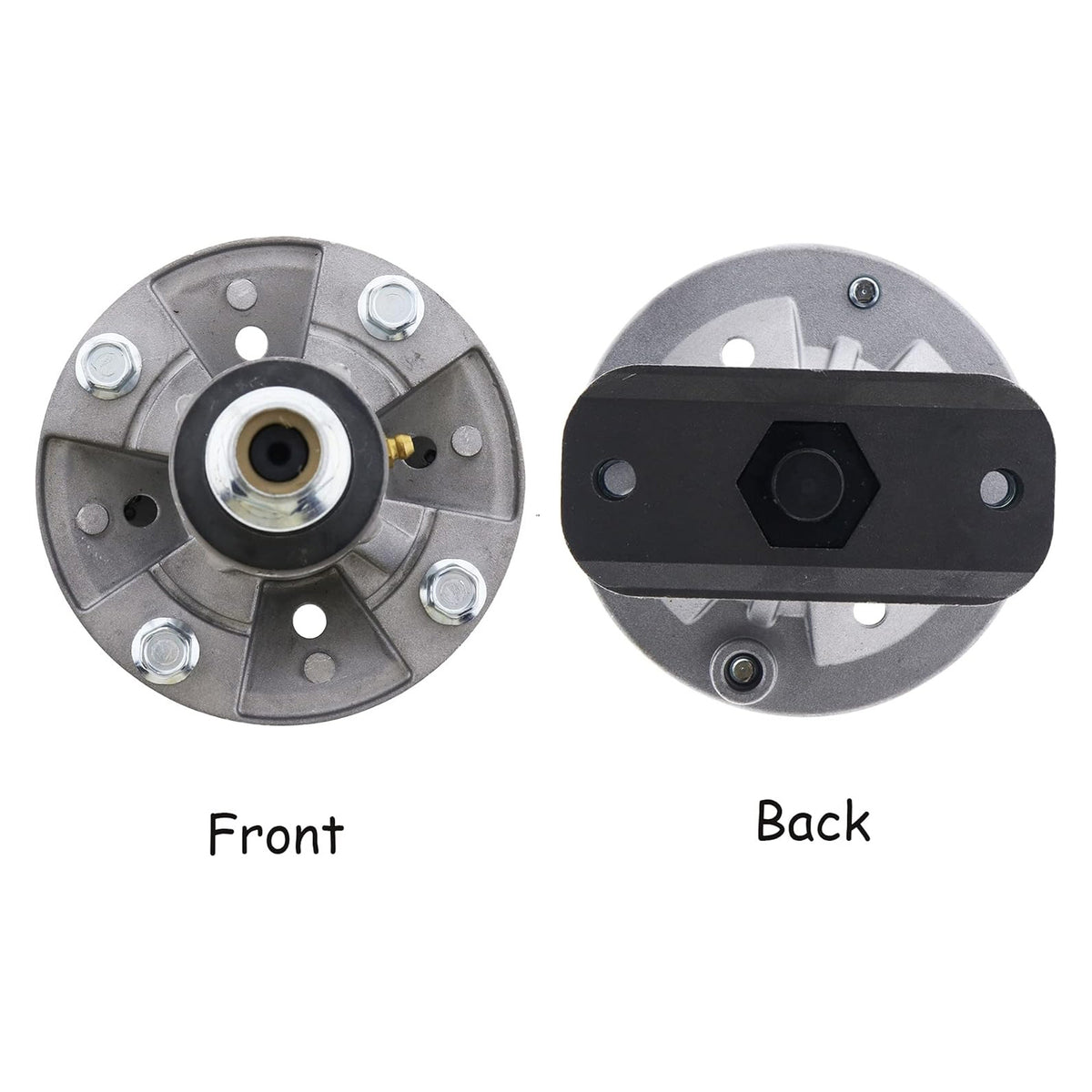 2Pcs Blade Spindle Assembly GY20050 GY20785 for John Deere L Series 100 105 107 108 110 111 118 120 130 42" 44" 46" 48" Deck Lawn Tractor - KUDUPARTS