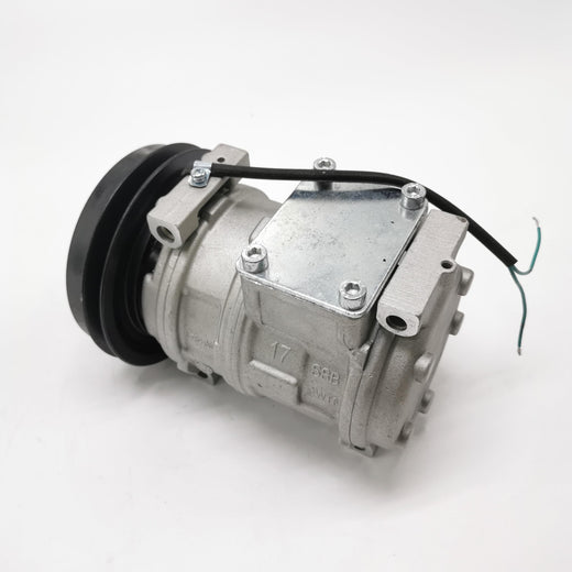 10PA15C A/C Compressor AL176858 for John Deere Loader 318D 319D 320D 323D 326D 328D 329D 332D 333D - KUDUPARTS