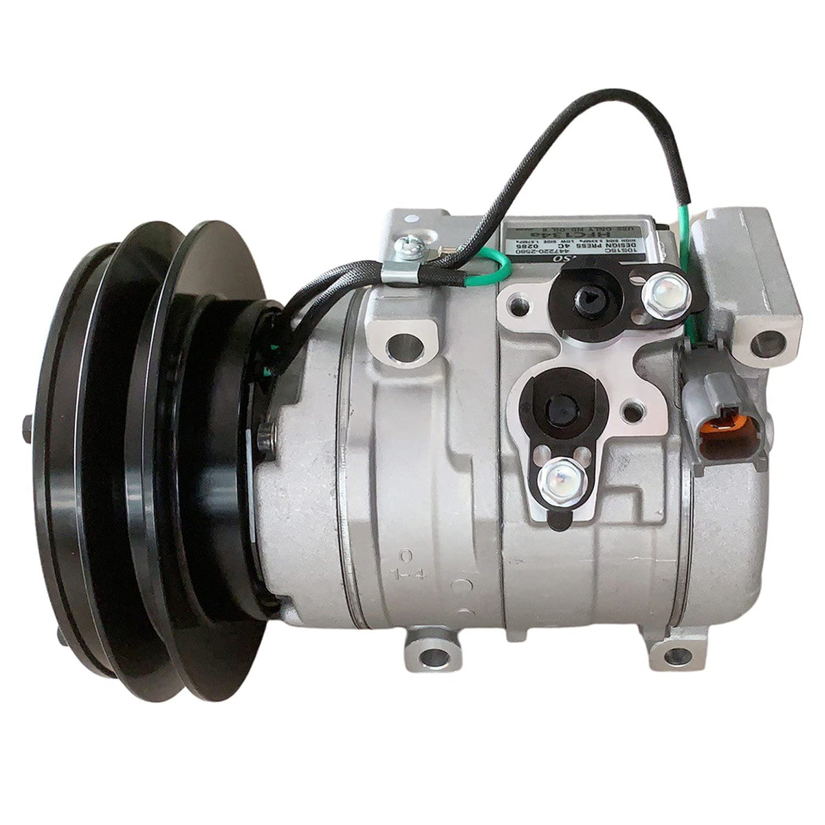 10S15C A/C Compressor 20Y-810-1260 for Komatsu Excavator PC220-8 PC270-8 PC290 PC300-8 PC350-8 PC400-8 - KUDUPARTS