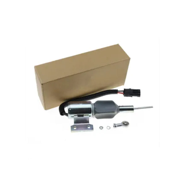 24V Fuel Shut Off Solenoid 3932329 SA-4891-24 for Cummins 5.9L 6BT Engine - KUDUPARTS