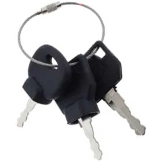 3 Pcs Ignition Key for JCB Bomag Hamm Roller Compaction Dynapac Terex Vibromax Volvo Ford Moxy New Holland and More - KUDUPARTS