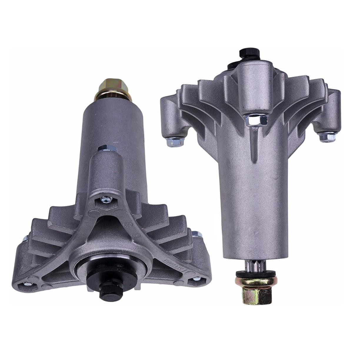 2 Pieces Spindle Mandrel Assembly 130794 532130794 539110158 for Poulan Electrolux AYP Husqvarna Jonsered Craftsman Ryobi Lawn Tractor - KUDUPARTS