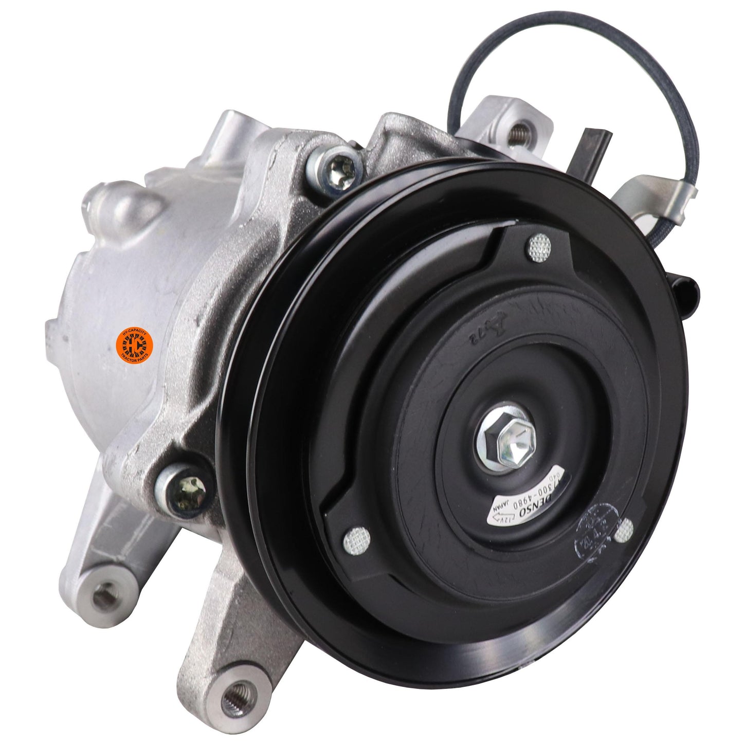 Compresor de aire acondicionado Doowon DV9 con embrague de ranura única de 12 voltios TE16-0023A para tractor Kioti