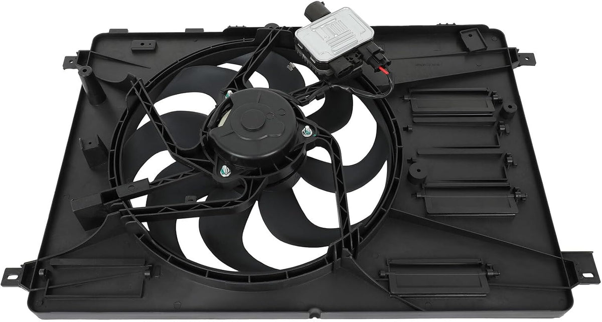 Cooling Radiator Fan Compatible with 2008-2014 Land Rover LR2 - KUDUPARTS