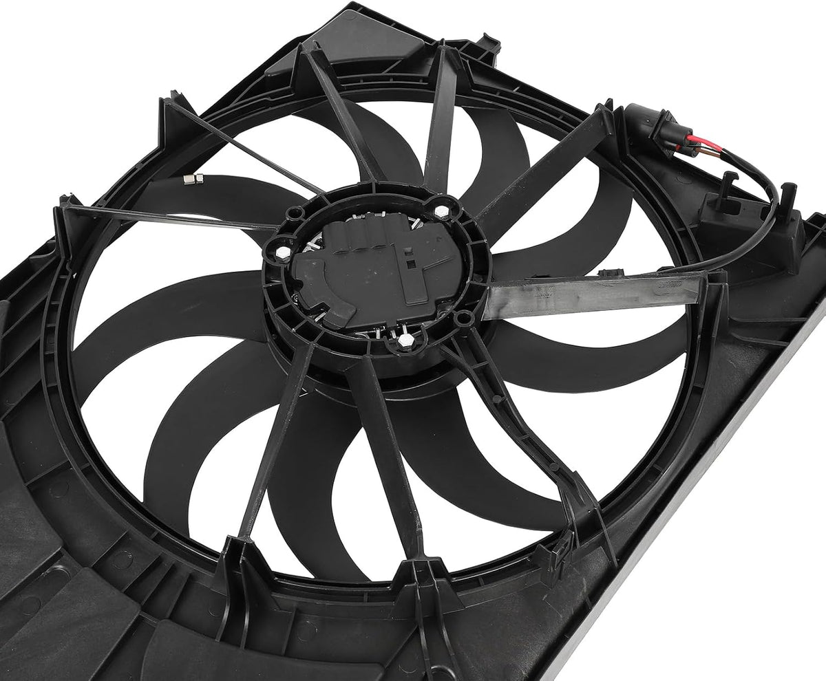 Radiator Cooling Fan Assembly Compatible with 2019-2020 for Hyundai Santa Fe Essential/Limited/Preferred Sport Utility 4-Door,Engine Cooling Fan Automotive Replacement 624410 - KUDUPARTS