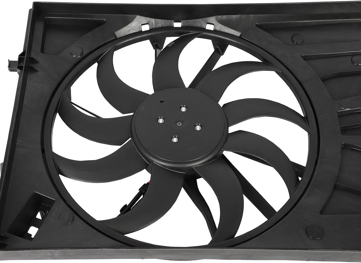 Radiator Cooling Fan Assembly Compatible with 2019-2020 for Hyundai Santa Fe Essential/Limited/Preferred Sport Utility 4-Door,Engine Cooling Fan Automotive Replacement 624410 - KUDUPARTS