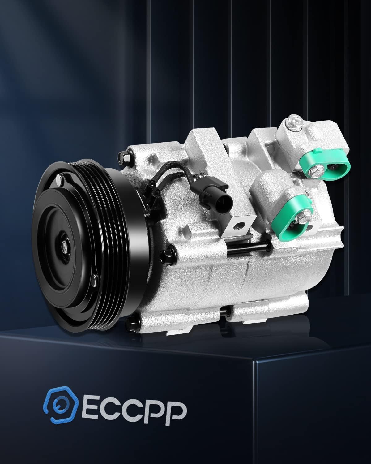 A/C Compressor with Clutch for Hyundai Santa Fe, Kia Magentis/Optima 2.4L (1999-2008) – Fast Cooling - KUDUPARTS