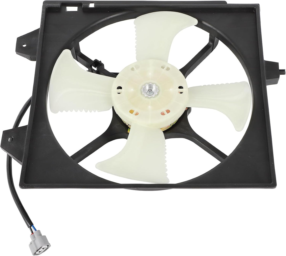 Cooling Fan Assembly Compatible with Mitsubishi Lancer 2002-2019, 2021 & Nissan Frontier 2005-2019, 2021 - Replaces 620311, MN185142, MR958398 - KUDUPARTS