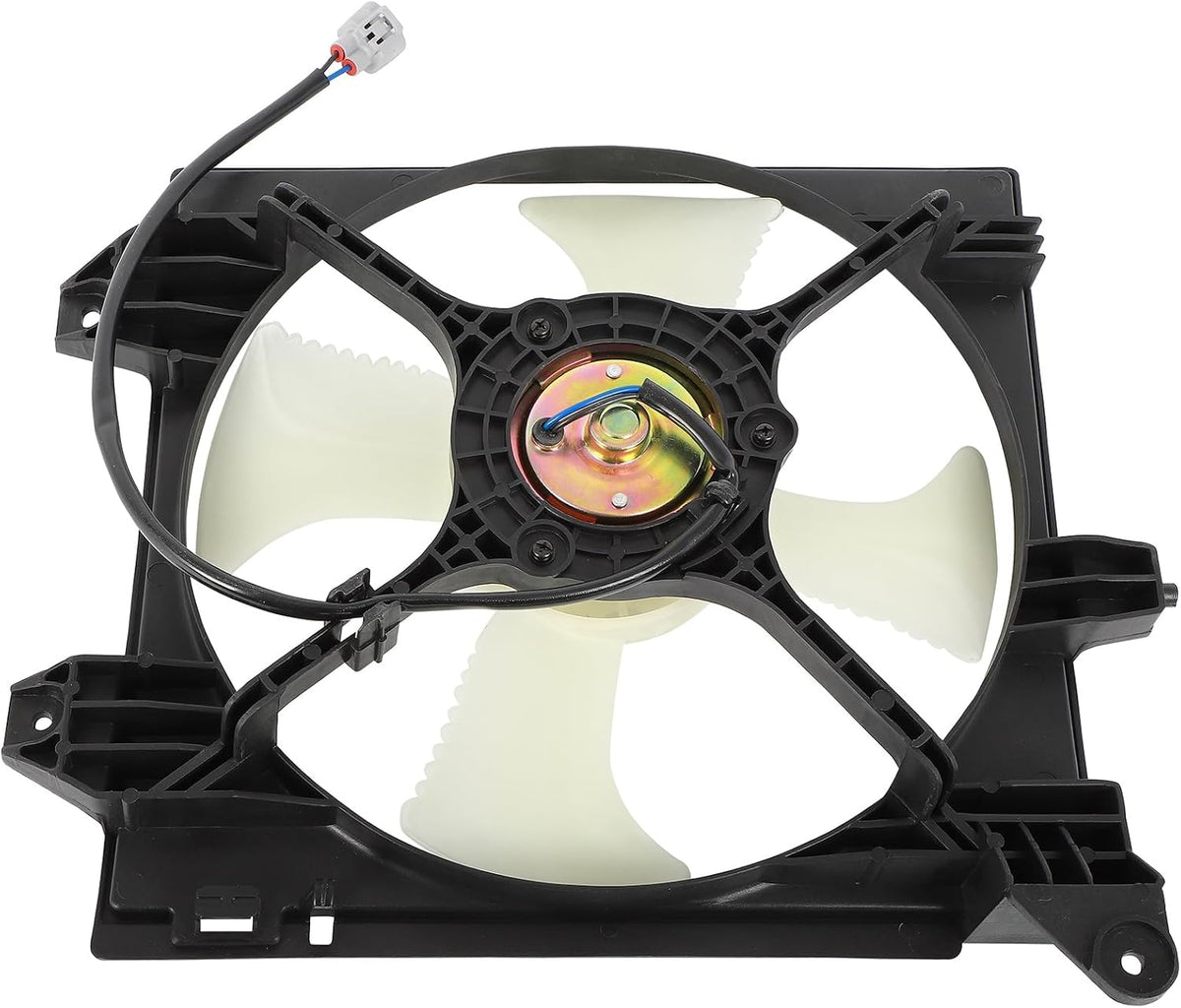 Cooling Fan Assembly Compatible with Mitsubishi Lancer 2002-2019, 2021 & Nissan Frontier 2005-2019, 2021 - Replaces 620311, MN185142, MR958398 - KUDUPARTS
