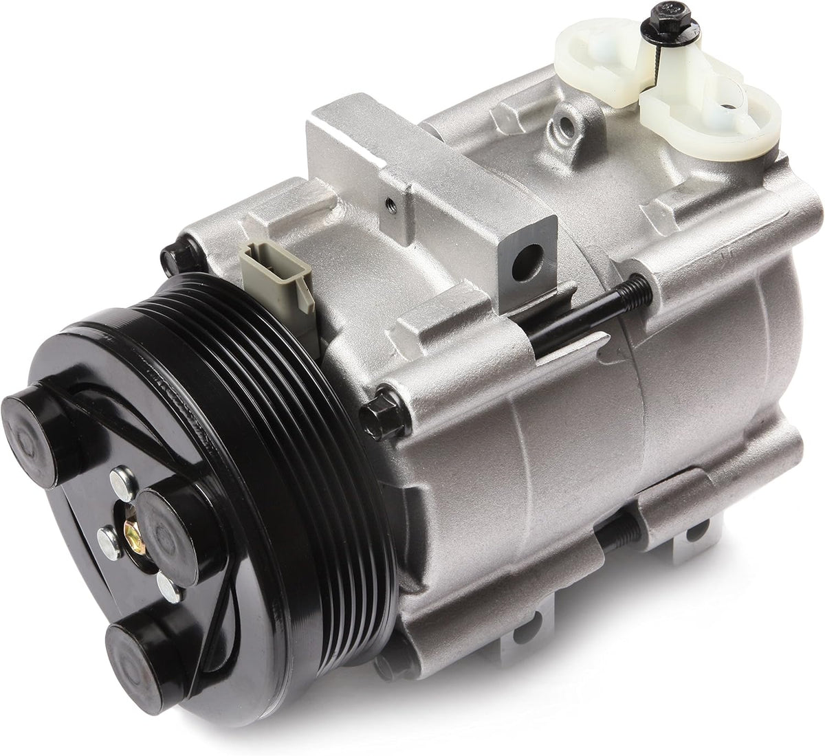 AC Compressor with Clutch 1994-2007 Fit for Ford for F-150 for F-250 for F-350 for F450 for F550 for Ford Mustang for Mercury Cougar 4.6L 5.4L 6.8L AC Compressor 6 Grooves FS10 - KUDUPARTS