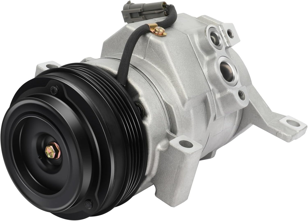 Fast Cooling A/C Compressor with Clutch, 4 Groove - Compatible with 2006-2016 Chevrolet Express 1500/2500 - KUDUPARTS