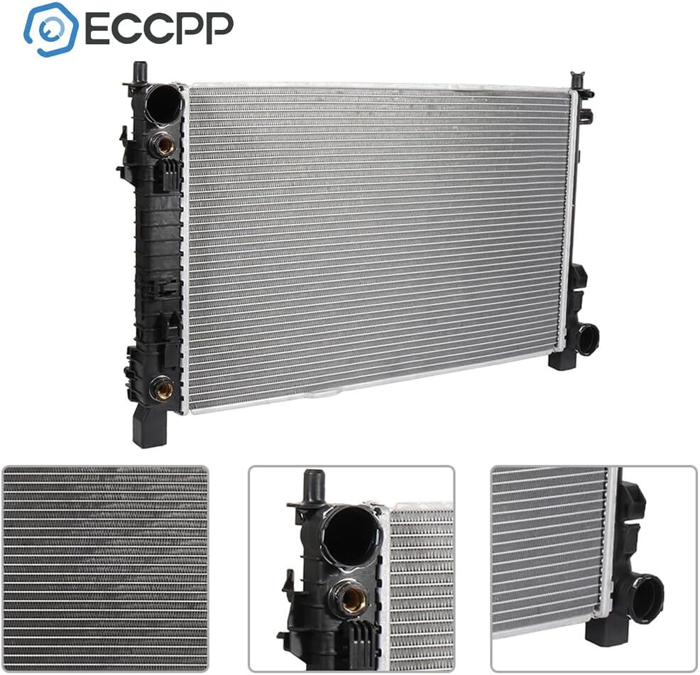 Radiator Compatible with Mercedes-Benz C230 1.8L (2003-2005), C230 2.3L (2002), C230 2.5L (2006-2009), C240 2.6L (2001-2005) - KUDUPARTS